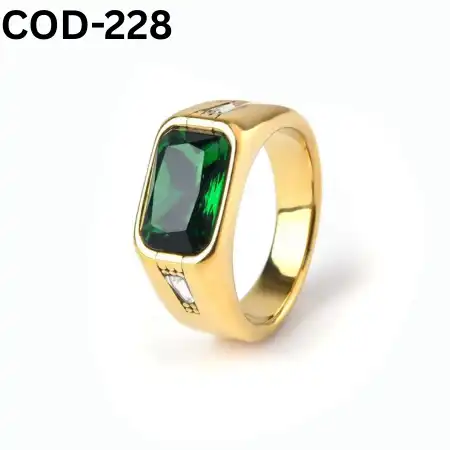Vip অরজিনাল পান্না পাথর হাতের আংটি[COD-316]
